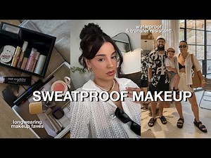 glowy waterproof & sweat proof makeup routine! *new & improved!*