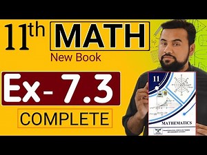11th class math - exercise 7.3 - new book - class 11 maths chapter 7 Ex-7.3