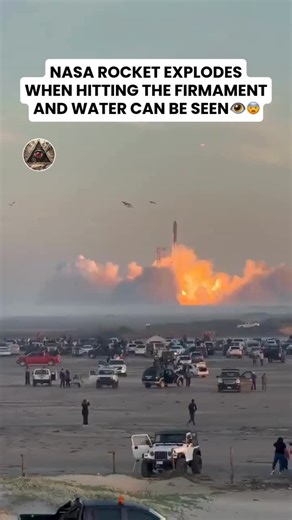 𝐇𝐢𝐝𝐝𝐞𝐧 𝐃𝐚𝐫𝐤𝐧𝐞𝐬 👁️ on Instagram: "They tell you it’s “space.” But the evidence shows we live under a solid dome. Here’s what they don’t tell you: ✅ Rockets don’t enter an infinite vacuum; they hit a physical barrier—the Firmament—as described in ancient texts. The explosions we see are the result of this impact. ✅ The “water” seen above is the waters above the Firmament, just as described in Genesis. Our world is a sealed, enclosed system. ✅ Every “space” agency is in on the conspir