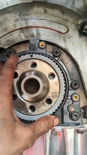 VW polo main oilsil engine timing seting 🚗...#youtube #mechanic #automobile #shortvideo #waralvideo