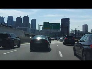 Schuylkill Expressway (Interstate 76 Exits 331 to 354) eastbound
