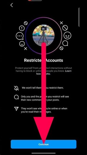 instagram restricted account || how to restrict someone on instagram#shorts