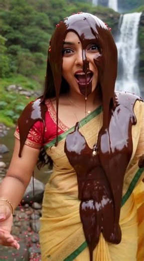 CHOCOLATE Pudding Floods the Scene in a Messy 90s Food Style Commercial!short #v