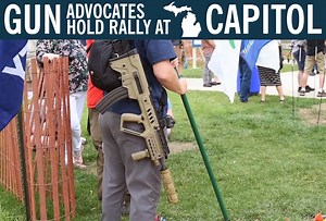 48K views · 1K reactions | Hundreds of gun supporters gathered on the lawn of the State Captiol Wednesday to openly carry their guns and advocate for protecting the Second Amendment : | MLive.com | Facebook