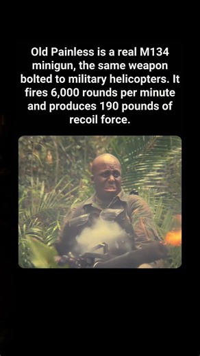 That minigun fires 6,000 rounds per minute in real life | Predator (1987)