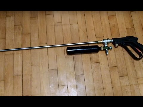 Pneumatic QEV air gun rifle HOW TO overview and firing 300psi