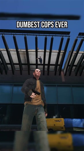 Dumbest cops ever #6 - GTAIV #gta #gtaiv #gta4