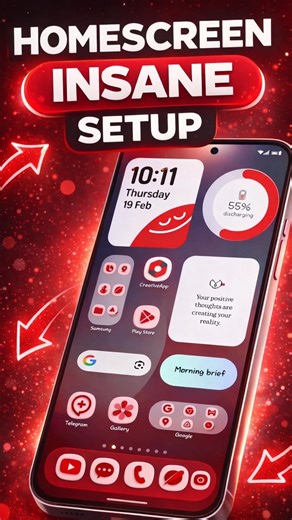 Clean Setup Tour – Home Screen + Lock Screen Customization