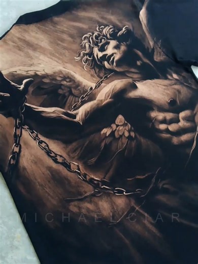 OUTCAST 1of1 Bleach Painting on black tshirt Open for CLAIM price✨ #bleachpainting #outcast #fypシ゚viral #tiktokartist #painting