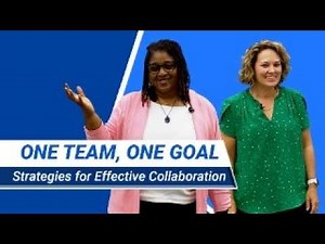 [SPED] One Team, One Goal: Strategies for Effective Collaboration