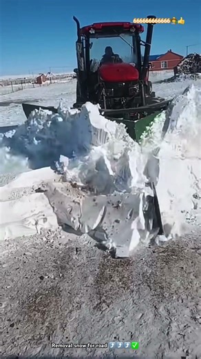 Smart tool remove snow of rural road