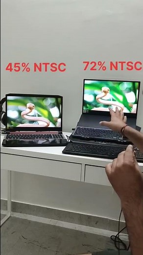 45% NTSC Vs 72% NTSC - Real Time Difference