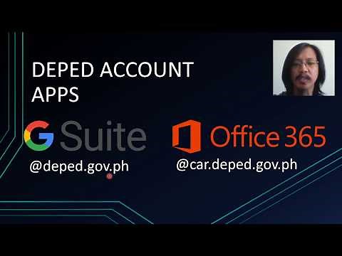 Introduction to DepEd Account | G Suite and Office 365