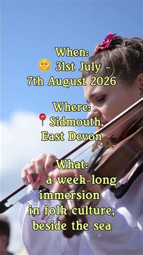 The basics of Sidmouth Folk Festival