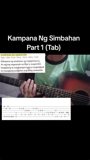 Kampana Ng Simbahan Guitar Chords Tutorial