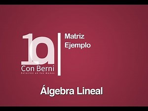 Matriz | Ejemplo