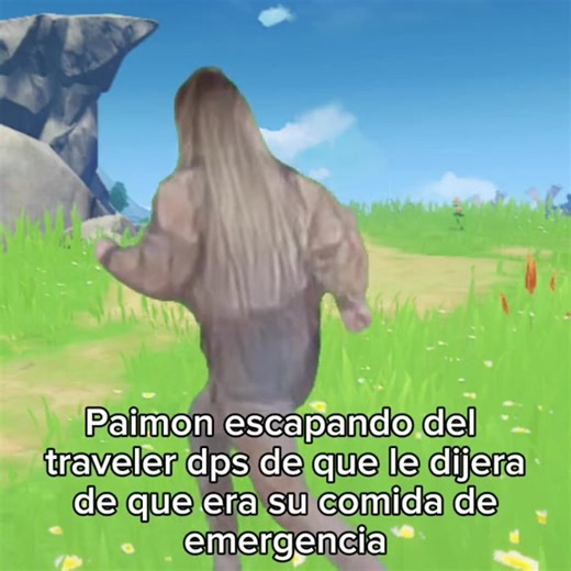 Corre Paimona Grande en Genshin Impact