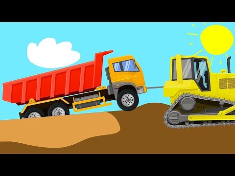 Bager, miešačka, traktor - najlepšie detské pesničky o autách | pre detičky | Hanička a Murko | mix