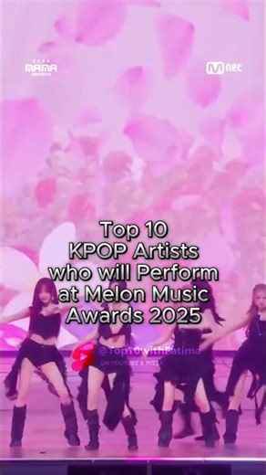 Kpop artists who will perform at MMA 2025 tomorrow #mma #kpop #shorts