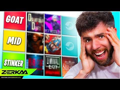 I Played 5 Random Steam Games And Ranked Them...