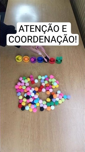 Atividade de atenção e coordenação brincando. #desenvolvimentoinfantil #criancaeadolescente