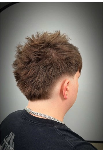 Burst Fade Textured Fringe Transformation at Saxton Barber