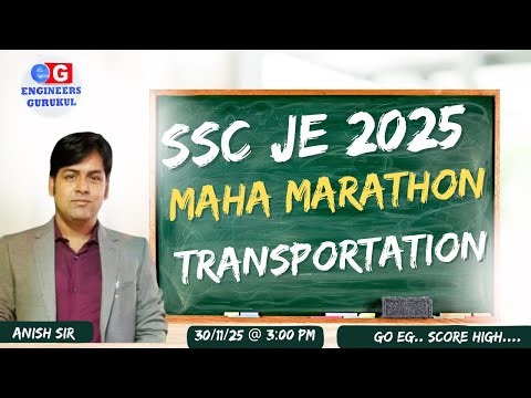 Transportation Engineering in 1 Shot | Quick Revision for AE/JE/GATE | Civil Engg