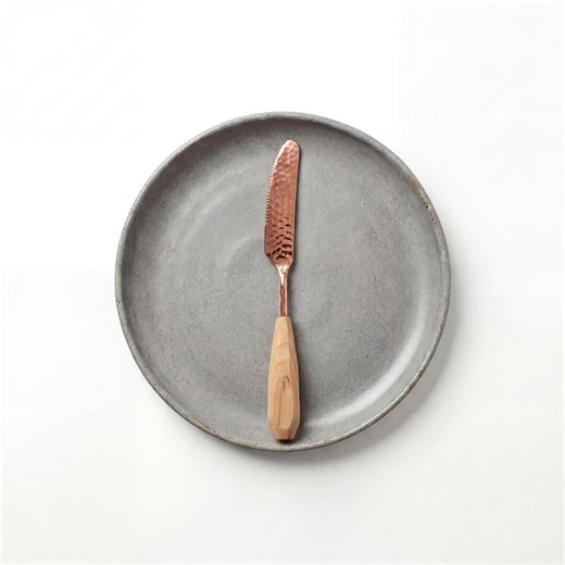 Hand-forged Red Copper Serving Knife, Maple Wood Handle, Hand-hammered Charcuterie Utensil - Etsy