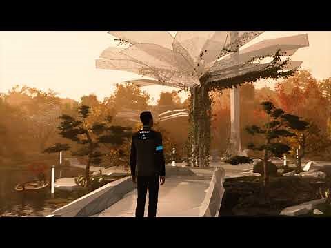Detroit: Become Human - Zen Garden Autumn Ambiance (birds, leaves, music)