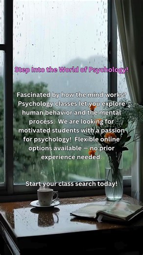 Want to take Psychology classes? Schools are now accepting new students. Click to see classes. 💻100% Online Options Available ✅Flexible Schedules 🧠No Prior Experience Required 👩‍🎓300 Accredited Programs | Psychology Degrees