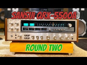 Sansui QRX-5500A Update | 3D Printed Fix for Missing Component | Vintage Audio Repair Series