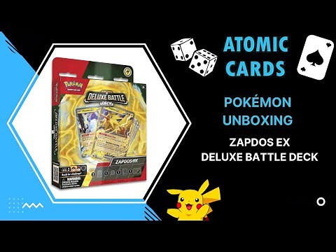 Pokémon Unboxing - Zapdos ex Deluxe Battle Deck