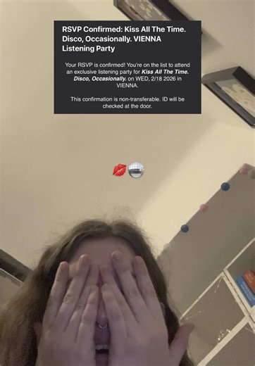 I FEAR I AM NEVER GETTING OVER THIS 💋🪩 I’m going to the #kattdo listening party 😭😍🫶 #harrystyles #fyp #listeningparty #vienna @HSHQ thank you thank you thank youuuuuu