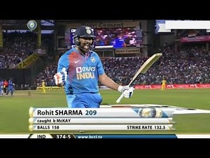 Rohit sharma Fastest double century 209 runs with 16 sixes and 12 fours watch full highlights in hd
