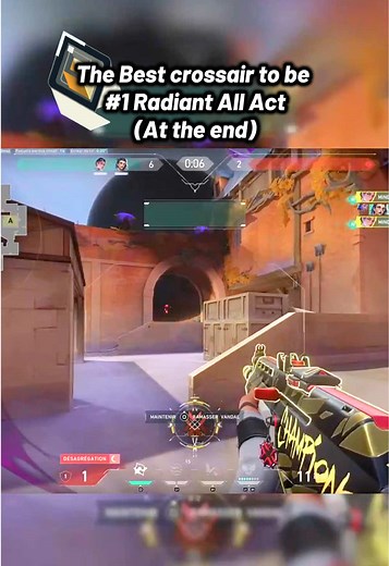 Top Crosshair Settings for Achieving Radiant in Valorant