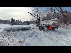 Timber Trailer/Log Loader Crane