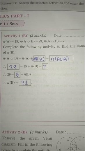 math practical book class 9th chapter 1st sets section 1