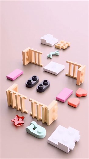 Ksunder Cage: Puzzle and Constructor on Instagram: "LEGO Baby Bed 🍼 | Mini Build A cozy LEGO baby bed built from just 19 pieces. Simple design, soft shapes, and a calm, home-like vibe. This MOC is not my design. All credit goes to the original creator: https://rebrickable.com/mocs/MOC-181077/BrickHappens/baby-bed/#parts Lego Baby bed by BrickHappens RB"