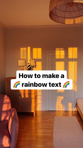 Sarah Anna Baumgartner | Organic Instagram Marketing | ‼️Did you know how to add a rainbow text to your story or reel? Here’s how to do it step by step ⤵️ 1. Write any text on your story or... | Instagram