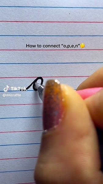 How to Connect Letters in Cursive Handwriting