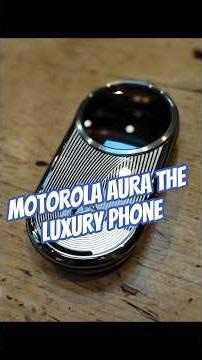 Tech Snap By Take & Talk BD | 18 years Old Vintage Motorola Aura The Luxury Phone
