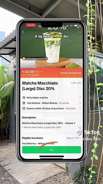 Promo Voucher Feel Matcha Hanya 30 Ribuan!