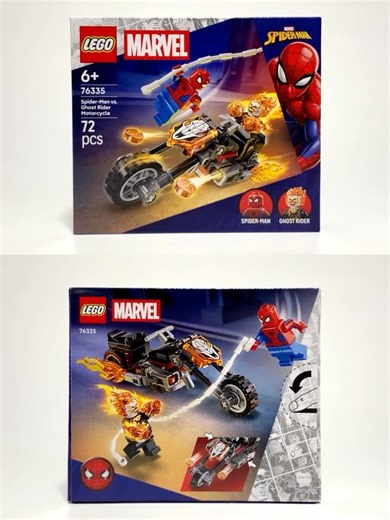Spider-Man vs. Ghost Rider Motorcycle - Speed Build【LEGO 76335】