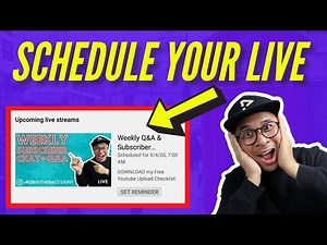 How to Schedule Your Live Stream | RESTREAM LIVE TUTORIAL