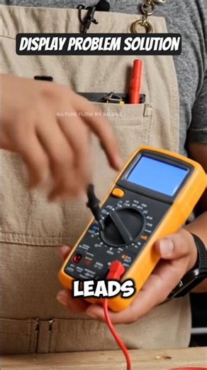 Multimeter Blue Screen Problem 🔵 | No Display Fix Easy ⚡ #shorts