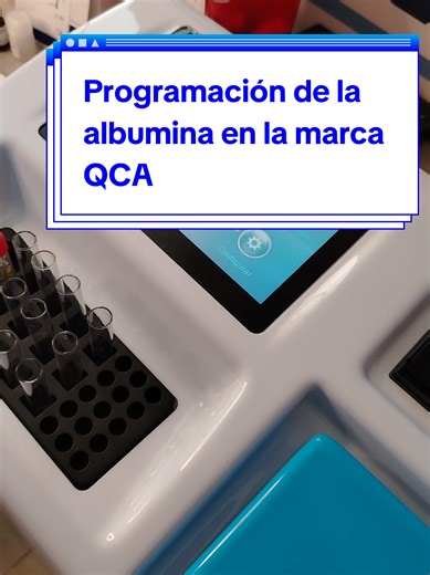 📊 Te enseñamos a programar tu albúmina QCA en el equipo semiautomatizado EC-9005 EXCBIO🔧 ¿Quieres mejorar la precisión y eficiencia de tu trabajo? Con QCA y el equipo semiautomatizado, la programación de albúmina nunca fue tan fácil. 💡 👉 En este video te mostramos el paso a paso para sacar el máximo provecho a tu equipo. ¡Descubre cómo optimizar tus resultados en pocos pasos! 🚀 🔹 ¡No pierdas la oportunidad de trabajar con tecnología de vanguardia! #QCA #Albúmina #Semiautomatizado #Innovaci