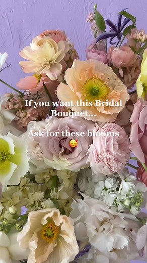 Beautiful Bridal Bouquet Recipe with Spring and Early Summer Blooms