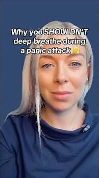 Why you SHOULDN’T deep breathe during a panic attack #panicattack #panicattackhelp
