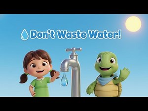💧 Don’t Waste Water | Moral Story for Kids | Save Every Drop | Khanbook