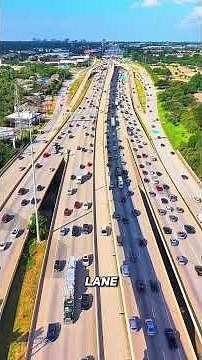 Inside America’s Massive 5-Level Highway – High Five Interchange Dallas Texas